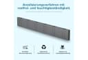 doporro Wandgarderobe Garderobenhaken Wandhaken Garderobenleiste aus Aluminium Bild 5