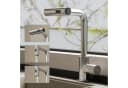 doporro Küchenarmatur Turnix-02 Ausziehbar Edelstahl Silber 360° Bild 2