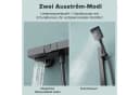 doppo Duschsystem Duscharmatur Komplettset 70 cm Aluminium Grau Bild 4