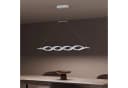 doporro LED Pendelleuchte Esszimmer dimmbar Weiß mit Fernbedienung Bild 1