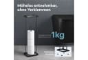 doporro Toilettenpapierhalter Stehend Matt Schwarz/Weiß Bild 5