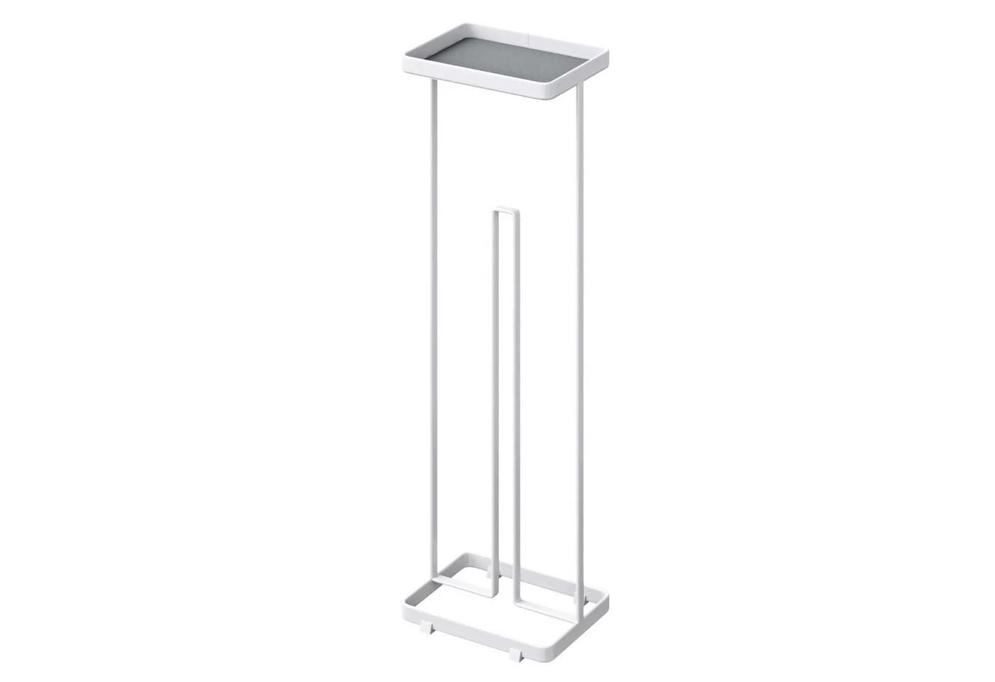 doporro Toilettenpapierhalter Stehend Matt Schwarz/Weiß - Bild 2