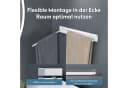 doporro Handtuchhalter Wandhalterung 180° schwenkbar Magnet Schwarz/Weiß Bild 5