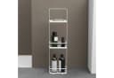 doporro Badregal Duschablage Toilettenregal Bodenstehend ohne Bohren 3 Ebenen Reglo02 Bild 2