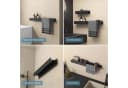 doporro Duschablage Wandregal Aluminium-Magnesium Matt Schwarz Bild 5