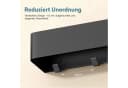 doporro Wandgarderobe Hakenleiste mit Ablage Schwarz Carbonstahl Bild 3