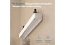doporro Wandgarderobe mit Ablage und Haken aus Stahl Bild 5
