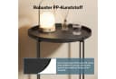 doporro Beistelltisch Reglo-08 Schwarz Kunststoff & Geflochten Bild 1