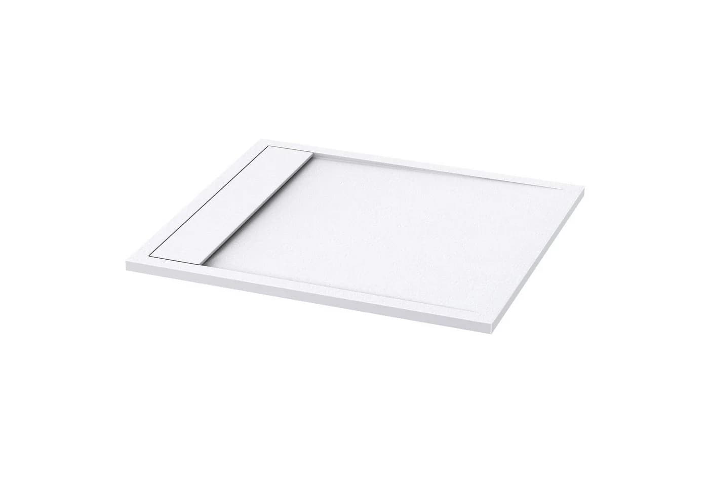 Mai & Mai Duschwanne Mineralguss DIN-Anschlüsse 90x100-160cm - Bild 2
