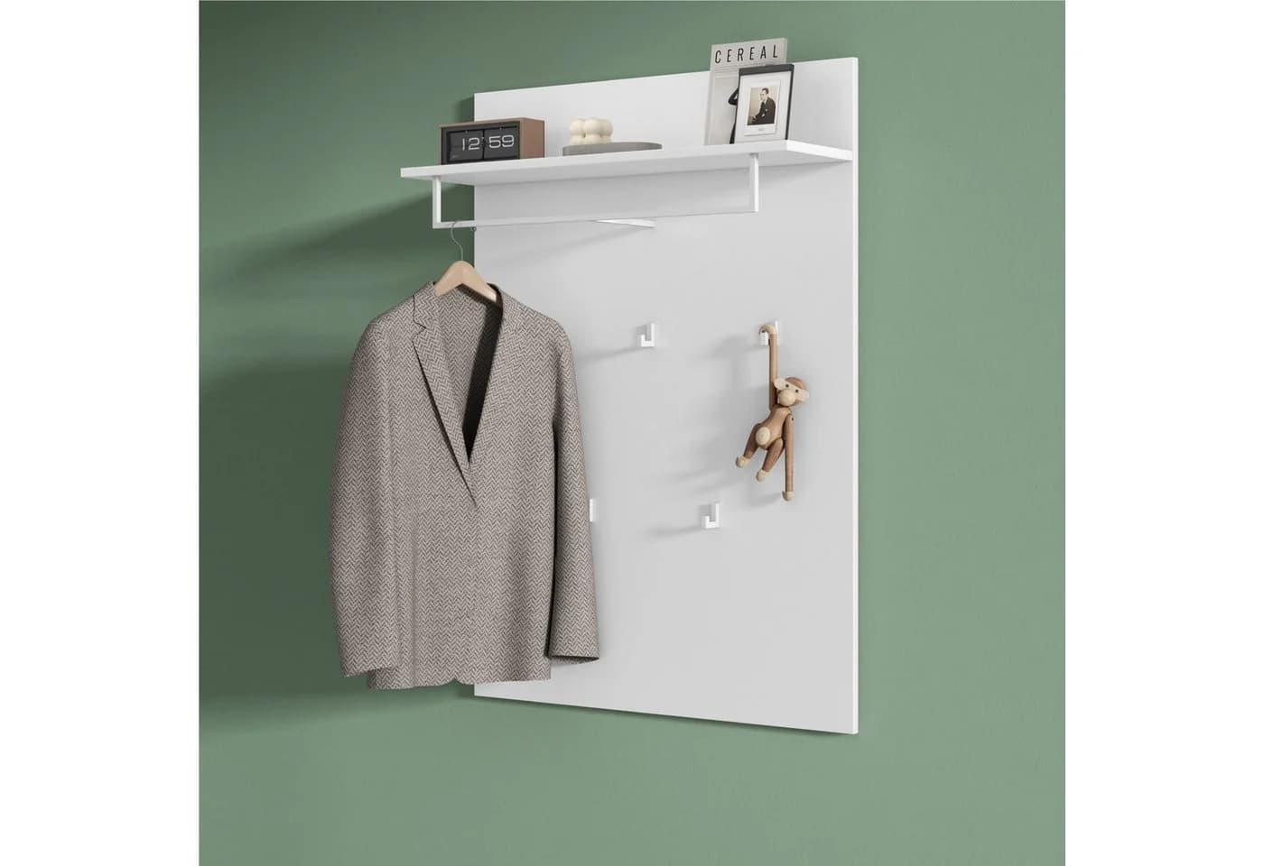 Mai & Mai Wandgarderobe Gabo-01 mit 5 Haken