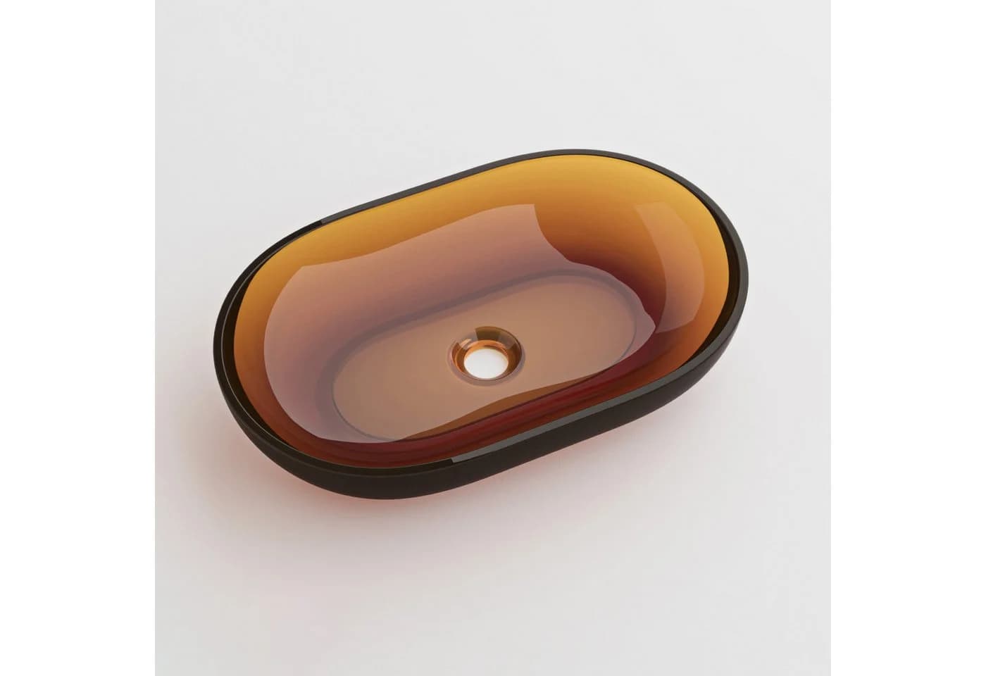 Mai & Mai Aufsatzwaschbecken Kunstharz Oval Transparent - Bild 2