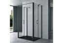 Mai & Mai Duschkabine U-Form 90x80 cm 8mm ESG-Glas Doppeldrehtür Bild 3