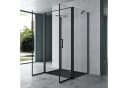 Mai & Mai Duschkabine U-Form 90x80 cm 8mm ESG-Glas Doppeldrehtür Bild 4