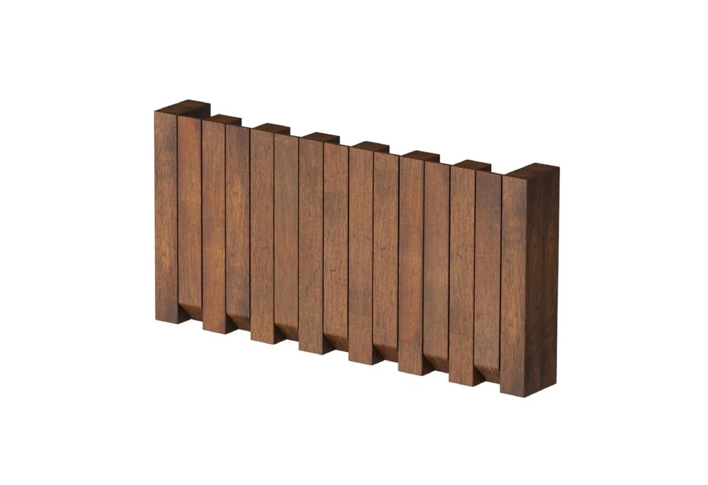 Mai & Mai Wandgarderobe mit magnetischen Klapphaken aus Holz - Bild 2