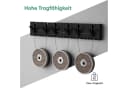 Mai & Mai Wandgarderobe mit magnetischen Klapphaken Schwarz/Weiß Bild 5