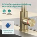 Mai & Mai Küchenarmatur Turnix-02 Edelstahl 360° Schwenkbar Ausziehbar Bild 3