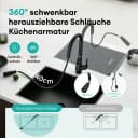 Mai & Mai Küchenarmatur MS-8085 Silber/Schwarz Keramikkartusche Bild 3