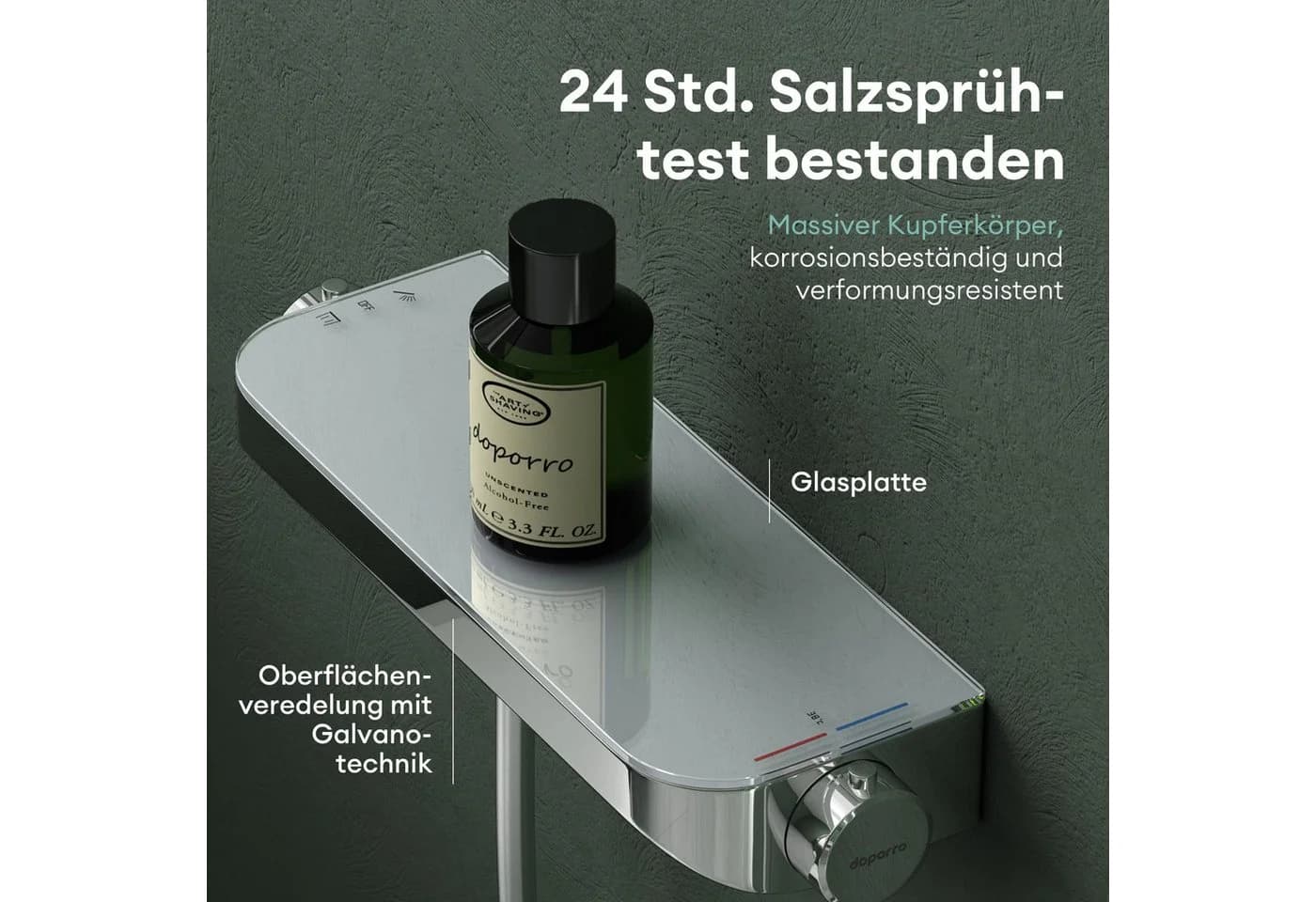 Mai & Mai Wannenarmatur mit Thermostat 4 Strahlarten - Bild 3