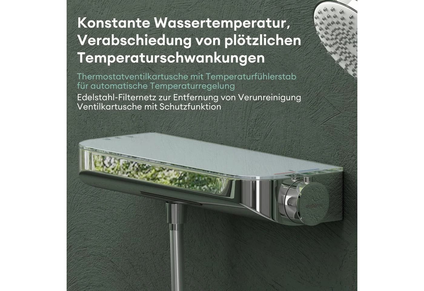 Mai & Mai Wannenarmatur mit Thermostat 4 Strahlarten - Bild 5