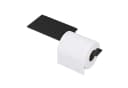 Mai & Mai Toilettenpapierhalter mit Ablage & Endehaken Edelstahl Schwarz/Weiß Bild 2