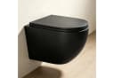Mai & Mai Hänge-WC spülrandlos mit Softclose-Sitz Schwarz Bild 1
