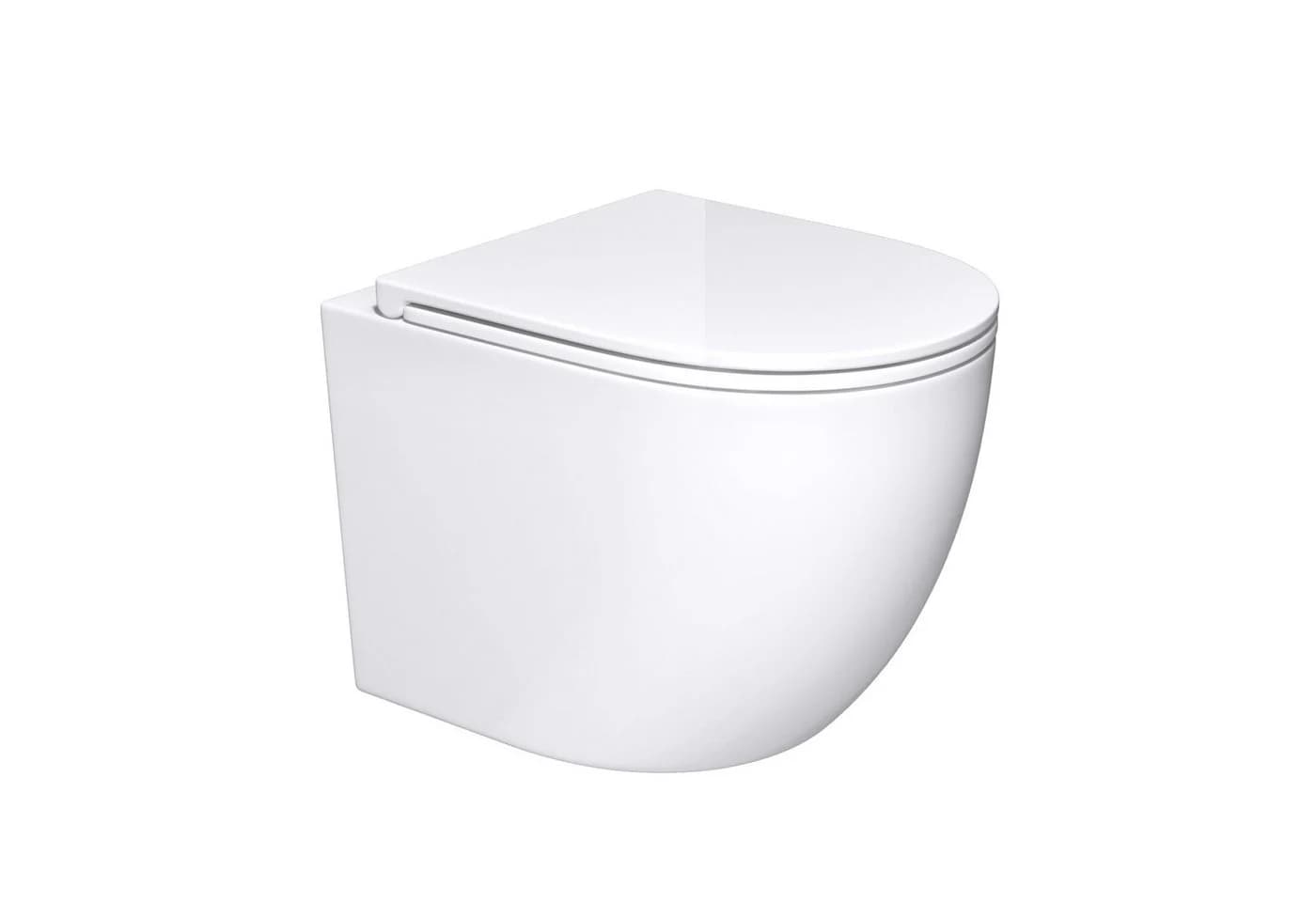 Mai & Mai Hänge-WC spülrandlos mit Softclose-Sitz weiß - Bild 2