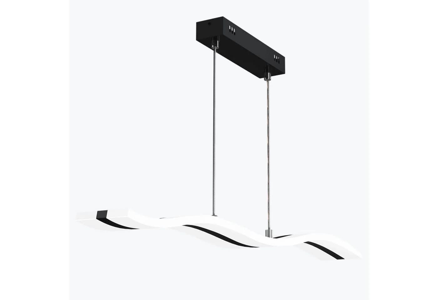 Mai & Mai LED Pendelleuchte Dimmbar Schwarz mit Fernbedienung - Bild 2