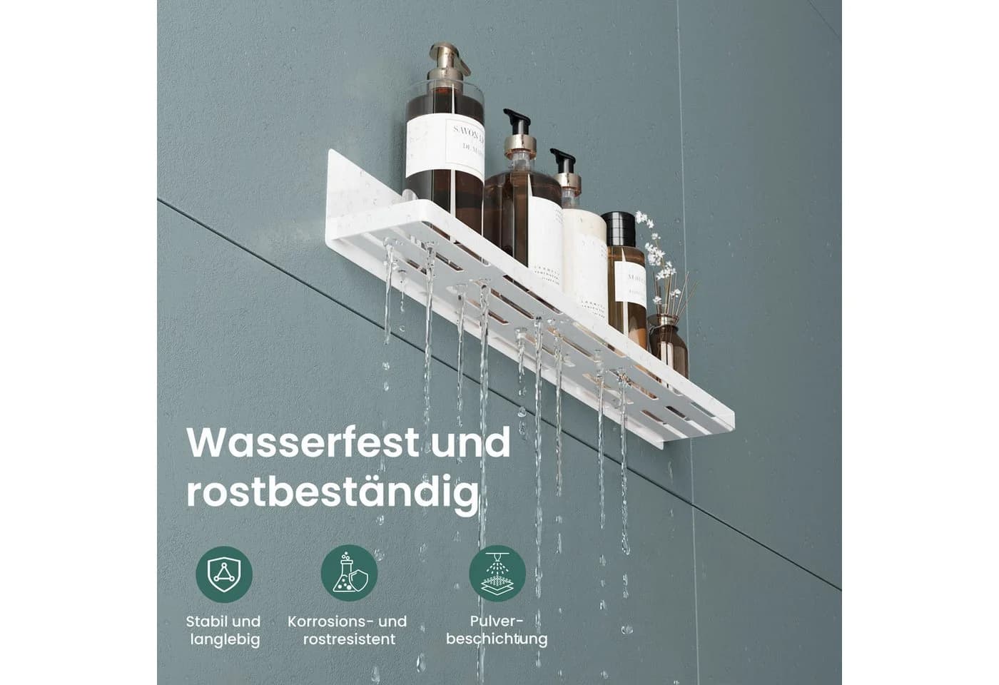 Mai & Mai Duschablage Magnetisch 60 cm