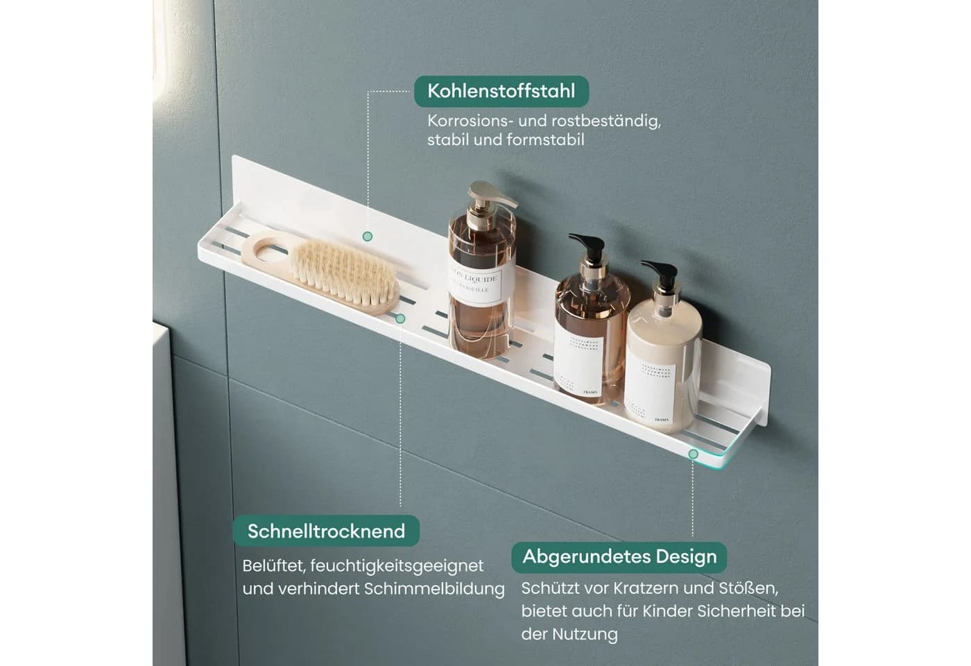 Mai & Mai Duschablage Magnetisch 60 cm - Bild 4