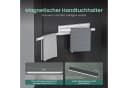 Mai & Mai Handtuchhalter 180° schwenkbar 3 Arme Matt Weiß Bild 3
