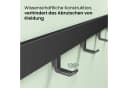 Mai & Mai Garderobenleiste Stalo-10 mit verstellbaren Haken Schwarz Aluminium Bild 3