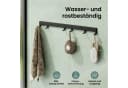 Mai & Mai Garderobenleiste Stalo-10 mit verstellbaren Haken Schwarz Aluminium Bild 4