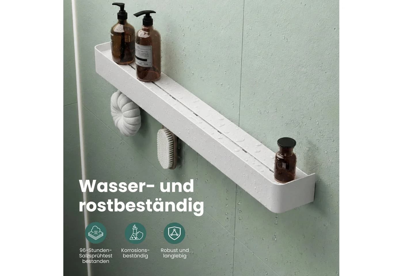 Mai & Mai Wandgarderobe Reglo-05 mit Ablage und Haken - Bild 5