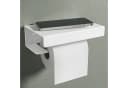 Mai & Mai Toilettenpapierhalter mit Ablage L-Form Aluminium Sandweiß Bild 2
