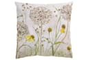 Bilderdepot24 Dekokissen Kissenhülle Beige Blumen Canvas Bild 2