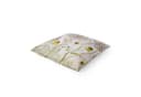 Bilderdepot24 Dekokissen Kissenhülle Beige Blumen Canvas Bild 5