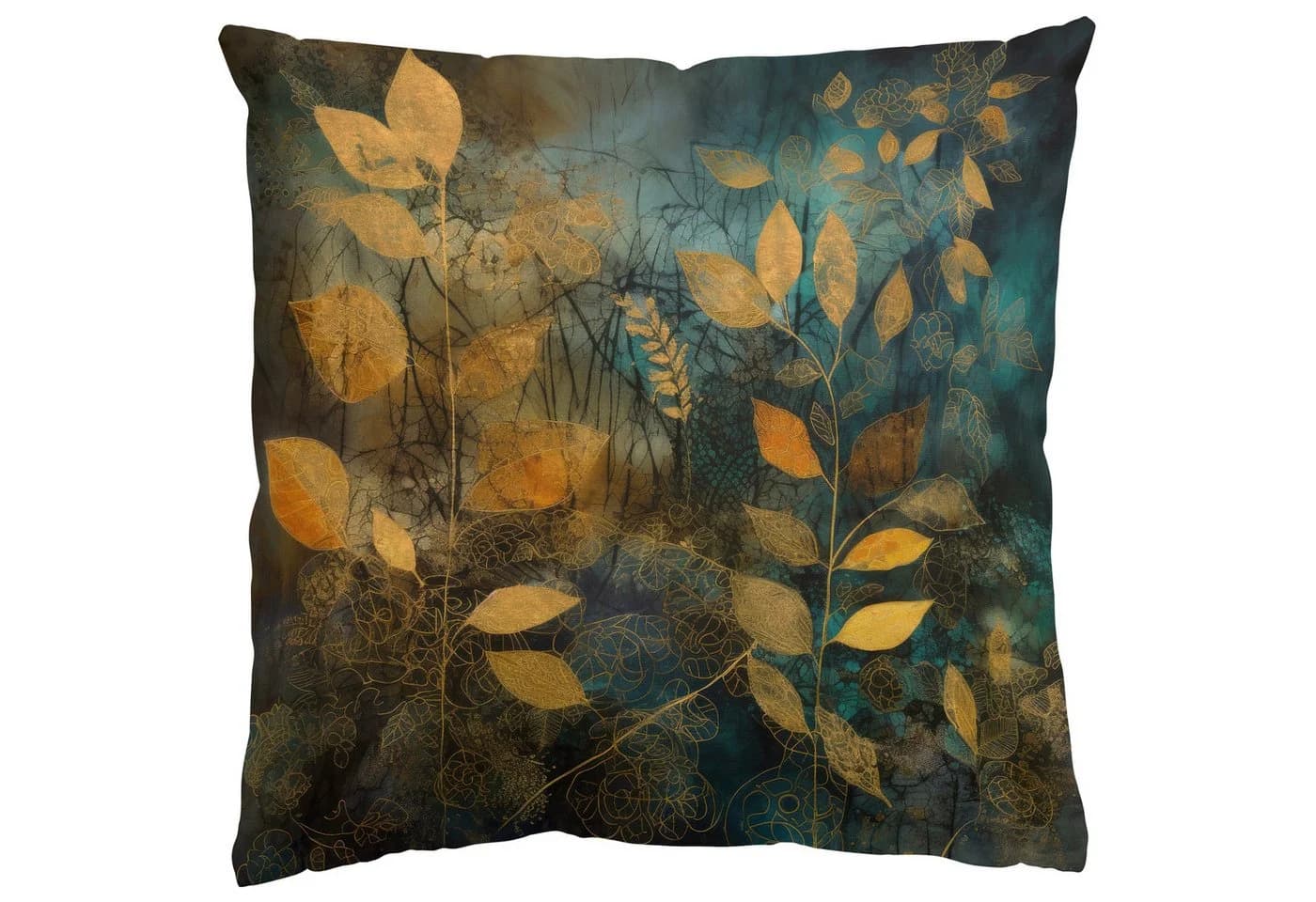Bilderdepot24 Dekokissen gold Canvas mit Motiv - Bild 2