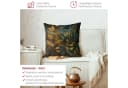 Bilderdepot24 Dekokissen gold Canvas mit Motiv Bild 3