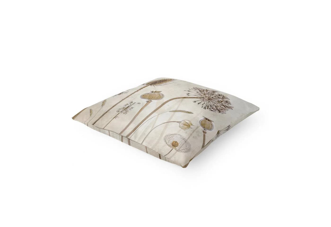 Bilderdepot24 Dekokissen Kissenhülle Beige Canvas - Bild 5