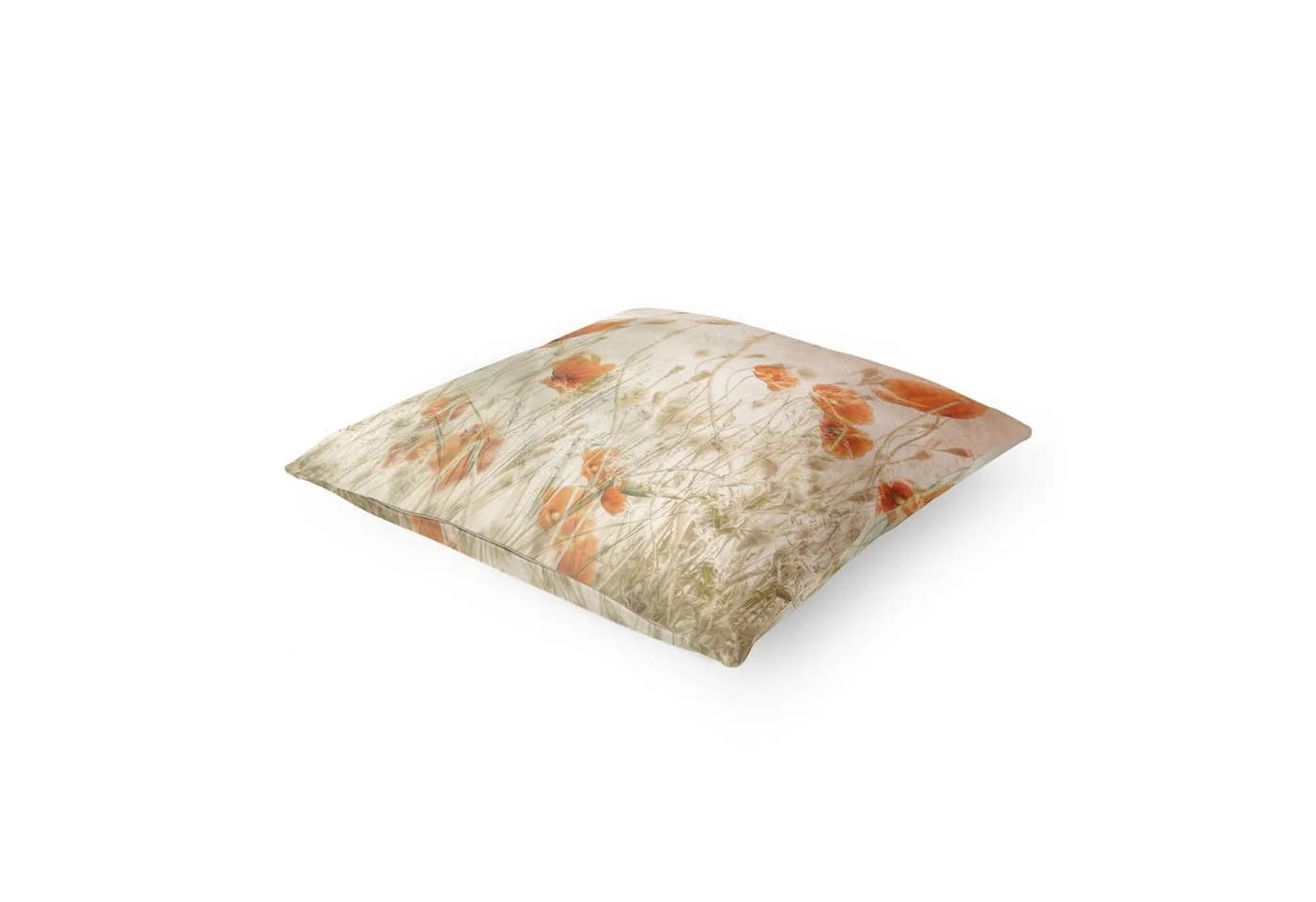Bilderdepot24 Dekokissen Outdoor beige Blumen Kissenhülle wasserabweisend - Bild 5