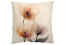 Bilderdepot24 Dekokissen Kissenhülle Beige Blumen I mit Reißverschluss Bild 2