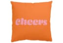 Bilderdepot24 Outdoorkissen Orange Pop-Art Sprüche 40x40 cm Bild 2