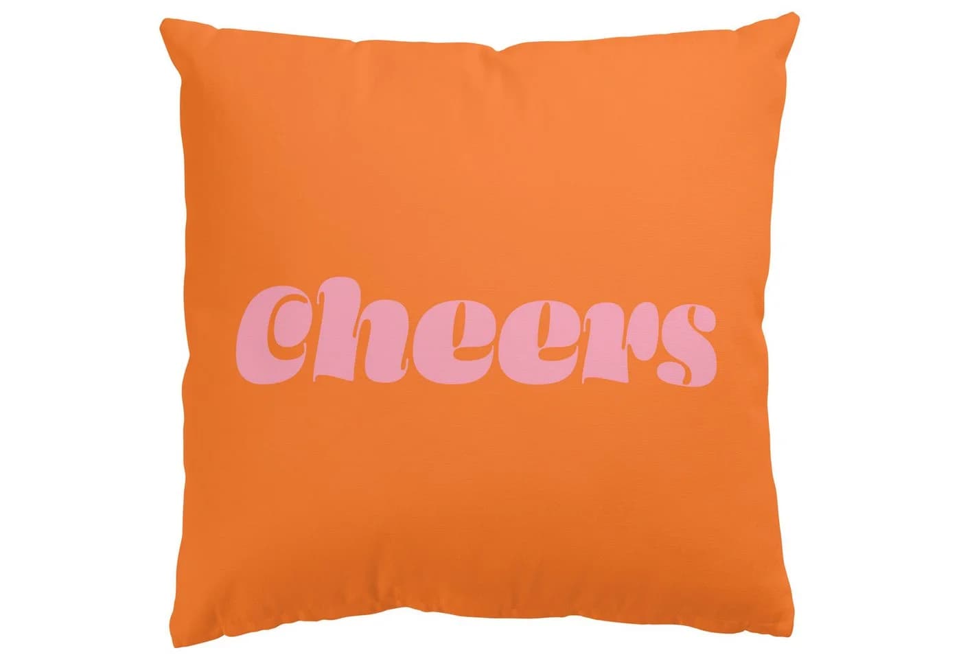 Bilderdepot24 Outdoorkissen Orange Pop-Art Sprüche 40x40 cm - Bild 2