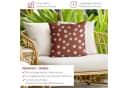Bilderdepot24 Dekokissen Outdoor Braun Muster 40x40 cm Bild 4