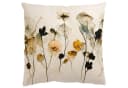 Bilderdepot24 Kissenhülle Beige Blumen Canvas Bild 2