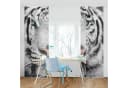 Bilderdepot24 Schiebegardine Weißer Tiger Motiv Polyester Bild 3