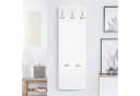 Bilderdepot24 Garderobenpaneel Polarweiß Modernes Wandpaneel mit Haken Bild 1