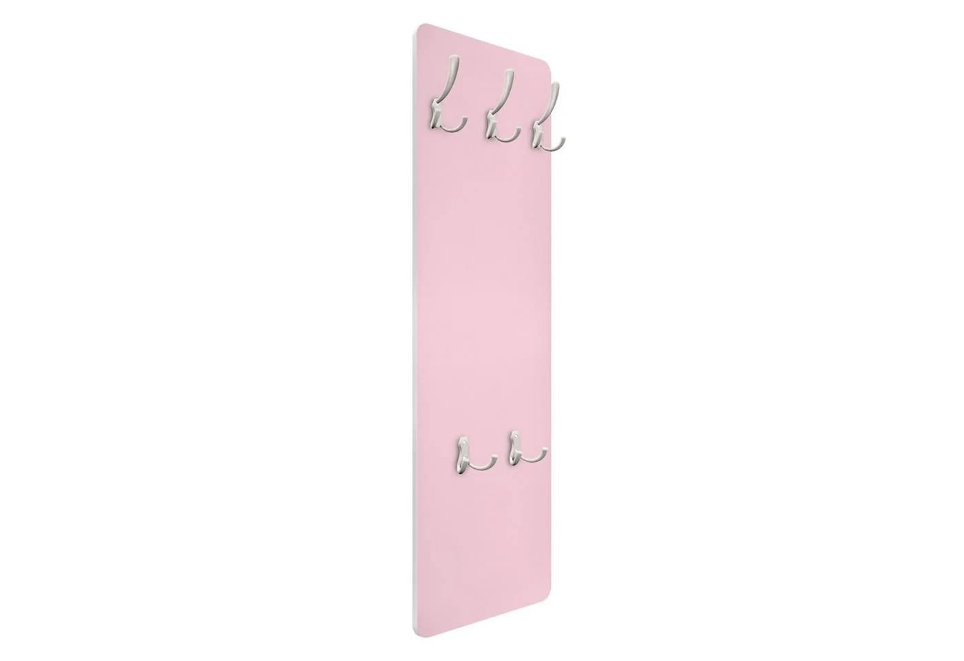 Bilderdepot24 Garderobenpaneel Rosé Modernes Wandpaneel mit Haken - Bild 5