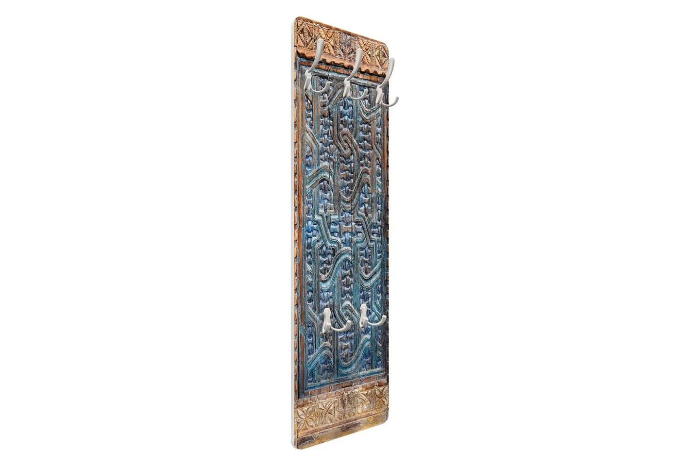 Bilderdepot24 Garderobenpaneel Orientalisch Blau mit Haken - Bild 5