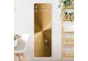 Bilderdepot24 Garderobenpaneel Goldener Kreis Gebürstet Wandgarderobe Bild 1